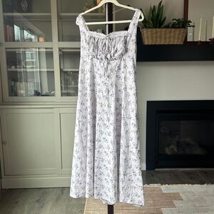 Floral Cottagecore Midi Dress